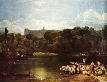 Joseph Mallord William Turner : Windsor Castle from the Thames